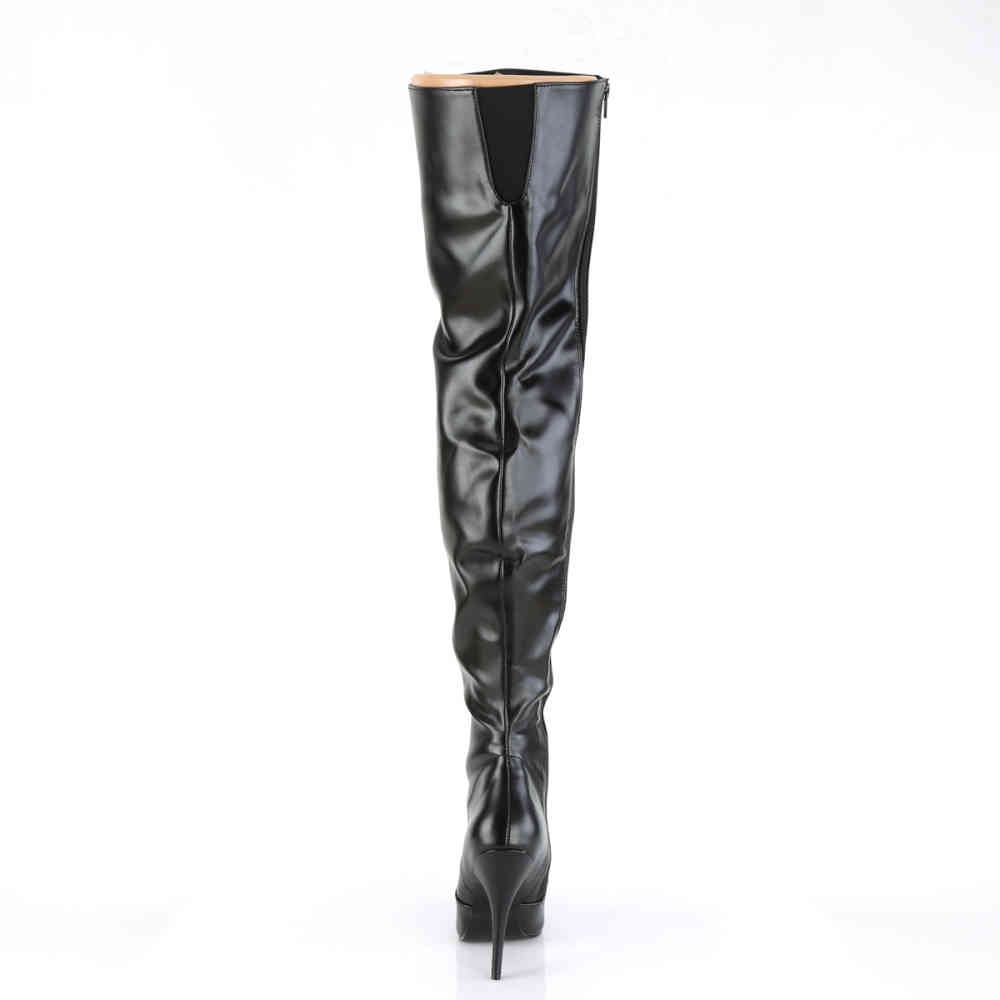 Pleaser Pleaser Overknee Boots SEDUCE3010 Black | Attitude Pleaser Pleaser Overknee Boots SEDUCE3010 Black | Attitude
